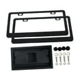 thumbnail image 5 of Nishiyuenyi 2Pcs License Plate Frame for Women with Rhinestones Professional Accessories Black, 5 of 9