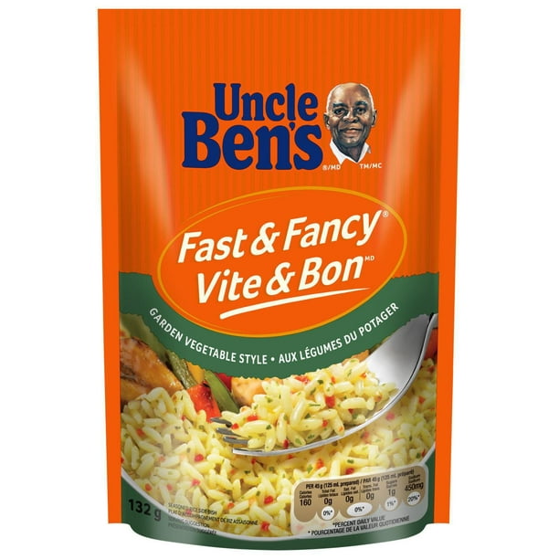 Riz aux légumes du potager Vite & Bon de marque Uncle Ben's, 132 g La perfection à tout coup