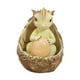 thumbnail image 1 of Estatua de dinosaurio, decoración del hogar, dormitorio, regalo, gabinete, oficina, figura de resina de dragón Amarillo con huevo, 1 of 9