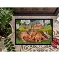 thumbnail image 3 of Carolines Treasures PTW2048JMAT Golden Retriever and Sharpei Do Not Disturb Door Mat Indoor Rug or Outdoor Welcome Mat, 3 of 4