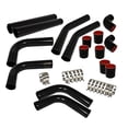 thumbnail image 2 of SUNROAD Universal Aluminum 8PCS Turbo Intercooler Tube + Clamp Chrome Black, 2 of 10