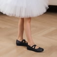 thumbnail image 3 of Zapatos de Bailarina para Niña DREAM PAIRS Angie-2 Negro Talla 13, 3 of 7