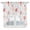 Orange Red, variant on Turquoise Coastal Kitchen Window Curtains, Swag Curtains Valance for Bedroom Living Room Bathroom, Nautical Summer Beach Coral Sea Turtle Rod Pocket Window Curtain Block Drapes 2 Panels 28"x36"