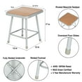 thumbnail image 2 of Hampden Furnishings Clint Collection 18"  Masonite/Steel Science Stool, Grey, Pack of 2, 2 of 5