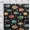 Black, variant on oneOone Silk Tabby Dark Navy Blue Fabric Dot & Fish Artistic Dress Material Fabric Print Fabric By The Yard 42 Inch Wide
