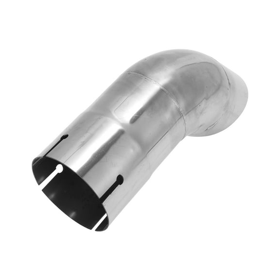 Unique Bargains 3" ID Inlet Turn Down Exhaust Pipe T304 Stainless Steel Surface Polishing Mandrel Bend Elbow Tube 9.1" Overall Length Suitalbe for 3" OD Tailpipes