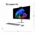 thumbnail image 3 of HP - OmniStudio X - Copilot+ PC - 31.5" 4K UHD AiO w/ Adjustable Height - Intel Core Ultra 7 258V '24 - 32GB Memory - 1TB SSD - Meteor Silver, 3 of 5