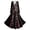 /c4Wine28, variant on Huowey Women Halloween Witch Gothic Skeleton Dresses Flowy Elegant Cosplay Party Gown Long Sleeve V-Neck Soft Photo Dress,,S