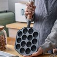 thumbnail image 4 of Maytalsory Takoyaki Baking Pan Multi-functional  for Octopus Balls Sturdy Barbecue Plate Wear-Resistant Handheld Cooking Tools Restaurant, 4 of 6