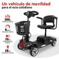 thumbnail image 4 of Scooter Eléctrico para Discapacitados Honey Whale Yl-07 Negro, 4 of 6