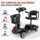 thumbnail image 4 of Scooter Eléctrico para Discapacitados Honey Whale Yl-07 Negro, 4 of 6