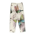 thumbnail image 4 of Bingfone Pajamas For Women,Flying Butterflies-1 Pajama Pants With Pockets-Large, 4 of 9