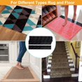 thumbnail image 5 of Rug Pads Grippers, Non Slip Grippers for Hardwood Floors Hold Rugs in Place, Washable Carpet Tape Easy to Clean and Reusable, Rugs Tape for Area Rugs on Wood & Tile Floor (8 pcs), 5 of 5