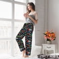 thumbnail image 5 of Susaid Hand Drawn Colorful Fishes Print Women Relaxing Pajama Pants Comfy Pj Bottoms Soft Printed Lounge Pant with Pockets, Home Pants-XX-Large, 5 of 6
