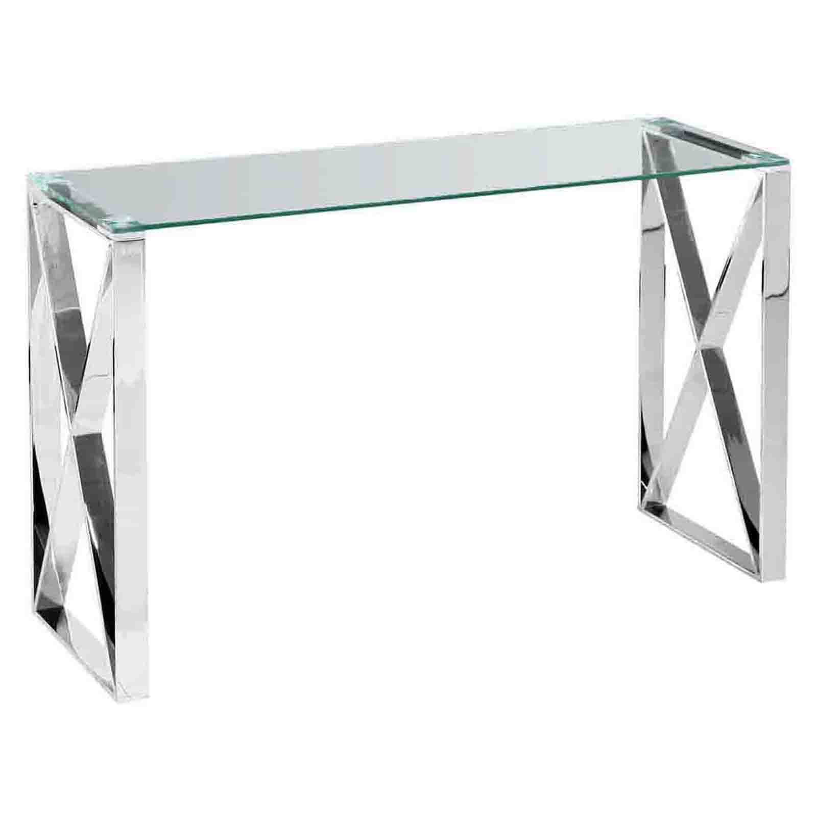 Sagebrook Home X Leg Console Table