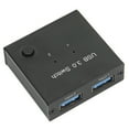 thumbnail image 3 of USB Sharing Switch, USB 3.0 Switching Selector Multifunction High Speed Transmission Plug And Play  For Mouse For Printer For Keyboard, 3 of 8