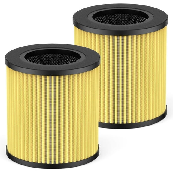 MOOKA Pet Care Replacement HEPA Filter with H13 True HEPA, Allergy Relief, Odor Eliminator for B-D02L, 2-Pack