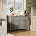 thumbnail image 5 of LGHM 6 Drawer Dresser, Chest of Drawers for Bedroom Living Room, Gray, 5 of 9
