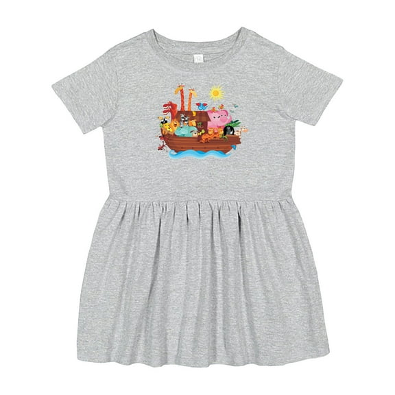 Inktastic Animal Ark Bible Story Christian Girls Toddler Dress