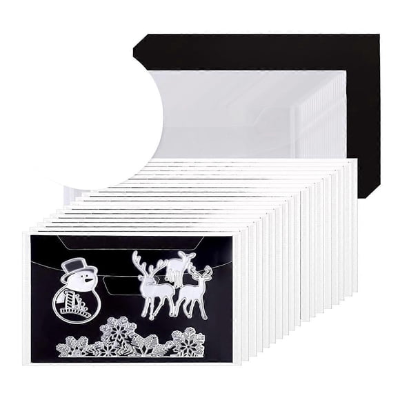 20Pcs Magnetic Bags and Paper, Stamp and Die Storage Master