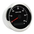 thumbnail image 5 of Geloo 85mm Tachometer Hour Meter 6000 RPM Waterproof RPM Gauge for Truck Boat Motorcycle Car, 5 of 9