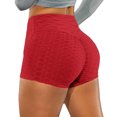 thumbnail image 5 of DHFJKG High Waisted Yoga Shorts For Womens With Pockets Solid Color Workout Tight Shorts Athletic Wear, 5 of 7