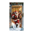 thumbnail image 2 of Christmas Door Curtain Decoration, Waterproof Polyester Door Cover with HD Festive Print, Full-Door Holiday Photo Backdrop, Tool-Free Hanging for Home Storefront Window Hallway, 2 of 6