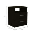 thumbnail image 5 of Depot E-Shop Salento Night Stand Black Wengue, 5 of 8