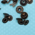 thumbnail image 2 of FOMIYES 10Sets Metal Snap Button Fasteners with Deer Buckle for Bag Clothing Crafting Use, 2 of 5