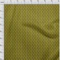 thumbnail image 3 of oneOone Viscose Jersey Fabric Leaves & Paisley Block Print Fabric BTY 60 Inch Wide, 3 of 4