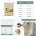 thumbnail image 6 of Yellow Sunflowers Balloon Curtains 63 Inch Length for Living Room/Bedroom, Elegant Pastoral Floral Daisy Bees Rod Pocket Privacy Door Curtains Decorative Tie Up Shade for Window 52"x63", 6 of 8