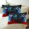 thumbnail image 5 of MIBNCE Gamer Bedding Sets for Boys, Gamepad Duvet Cover Set Kids Teen Game Room Decor Bed Cover,3 Piece with 2 Pillow Shams (No Filler),Twin Size,Style A, 5 of 7