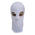 thumbnail image 4 of Casco integral de poliéster para ciclismo y motociclismo con dos orificios, talla M. Blanco, 4 of 7
