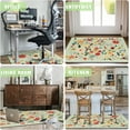 thumbnail image 6 of Office Chair Mat for Hardwood Floor 36"X 48" Office Rugs for Gaming Rolling Chairs Computer Desk Chair Non-Slip Boho Floral Protector Mats for Hard Floor & Tile Floor Decor, 6 of 6