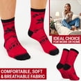 thumbnail image 3 of Calcetines redondos Stranger Things para mujeres y adolescentes, tallas 35-40, paquete de 5, 3 of 6