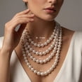 thumbnail image 3 of Everly Women's 10-10.5mm Cultured Freshwater Pearl Sterling Silver Strand Necklace, 3 of 10