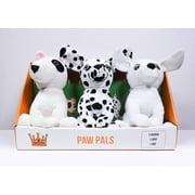 The Fabric Outlet Royal Pet Toys 3 Piece Plush Dog Toy Set with Squeaker Paw Pals: 3 Puppies