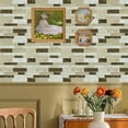 thumbnail image 3 of STICKGOO Brown Marble Peel and Stick Backsplash Tile for Kitchen and Bathroom(10 Pcs), 3 of 7