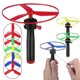thumbnail image 1 of 1 Set Propeller Toy Pull String Flying Toys Flying Saucers Toy Outdoor Toys Interactive Training Toy, 1 of 3