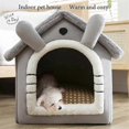 thumbnail image 4 of Cat/Dog Bed Removableand Washable Foldable Pet Sleepping Bed Cat House Kennel for Dog House Indoor Cat Nest S, 4 of 5