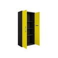 thumbnail image 4 of Eiffel 73.43" Garage Cabinet with 4 Adjustable Shelves in Yellow Gloss, 4 of 7