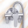thumbnail image 3 of Stainless Steel Shower Faucet Hot and Cold Water Mixer Wall Mounted Metal Handle, 3 of 3