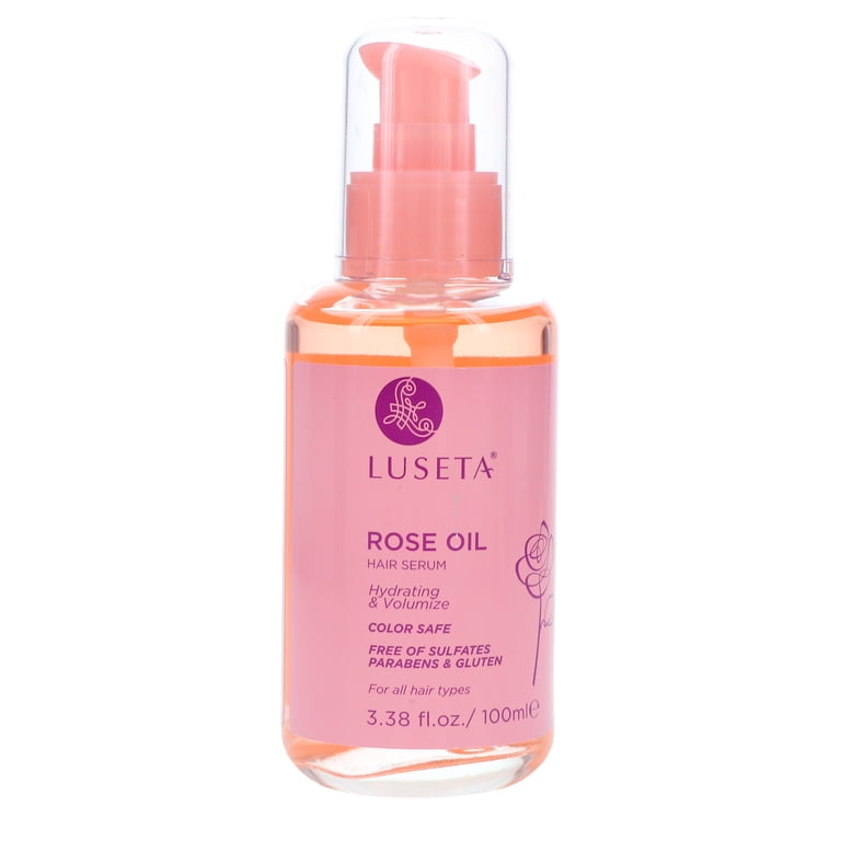 Luseta, Rose Oil Hair Serum, 3.38 oz, Deep Moisturizing, Frizz