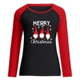 thumbnail image 3 of Clearance under 10.00 LYXSSBYX Womens Long Sleeve Tops Clearance Women Christmas Printing Loose Casual Long Sleeve Raglan Women Blouse Tops, 3 of 6