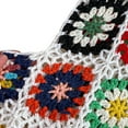 thumbnail image 3 of Robe de Plage pour Femmes en Crochet Colorée Sans Manches Ajourée à Franges, 3 of 7