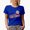 Royal Blue, variant on Distressed I Solved the Cube, 90s Retro Art or Smart Person Merch Gift, Black T-Shirt, Large