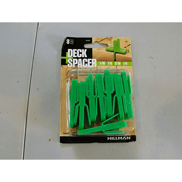 Hillman Deck Spacers Space Boards and Fasteners (8Pack)