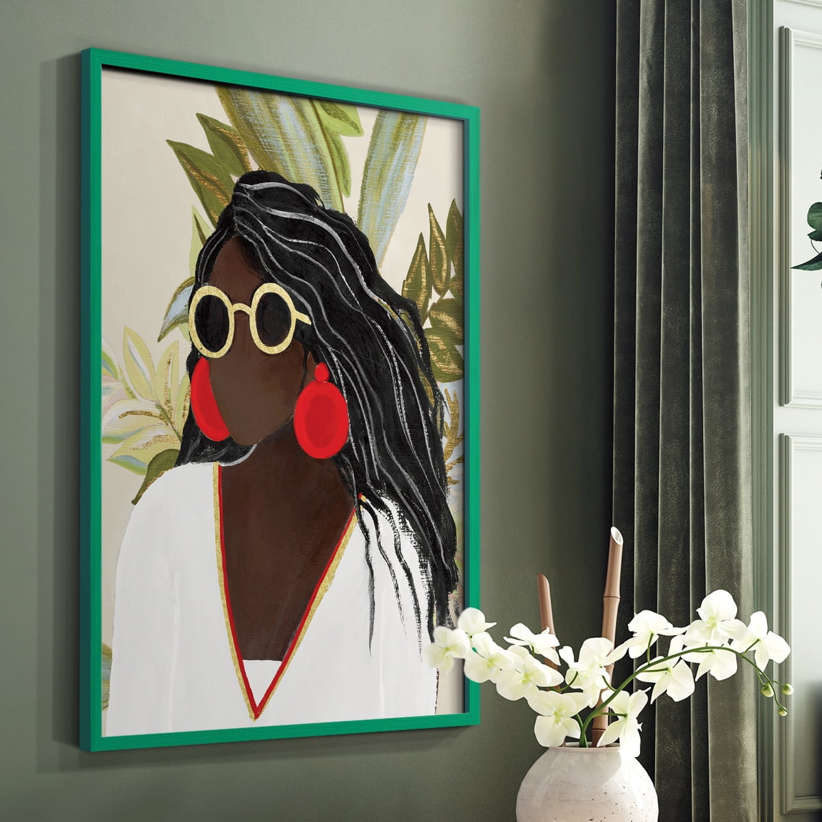 All That Beauty II in Paper Solid Wood 8 x 10 Framed Print