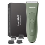 4 in 1 Electric Body Hair Trimmer Groin Hair Trimmer, Ball Trimmer for Men - Replaceable Ceramic Blade Heads,USB Recharge,Waterproof Male Hygiene Razor Safe Quick Gifts Cordless Gentle Trimming