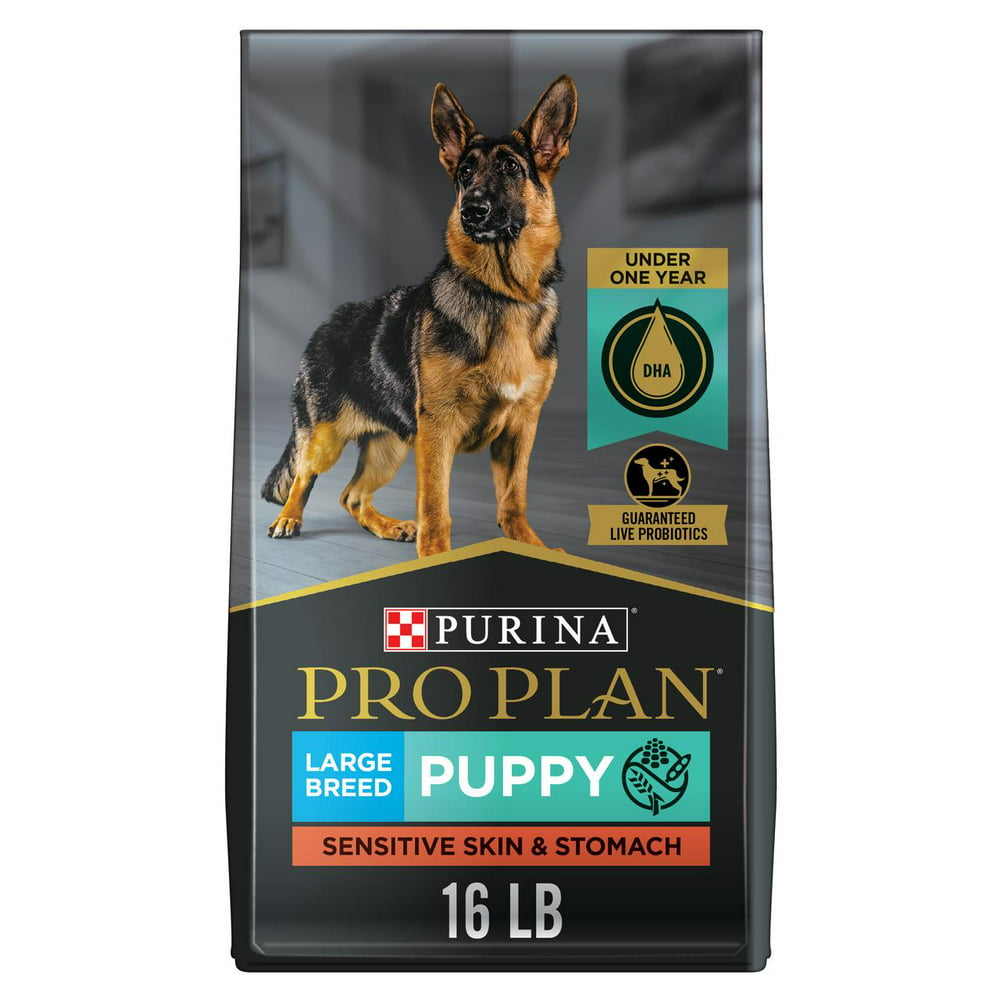 Purina Pro Plan Sensitive Skin and Stomach Large Breed Puppy Food With ...